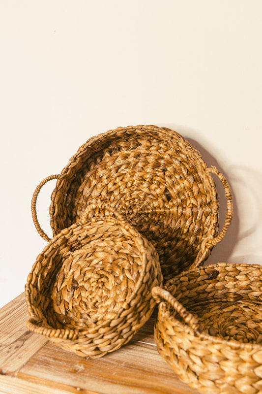 Seagrass Round Bread Baskets