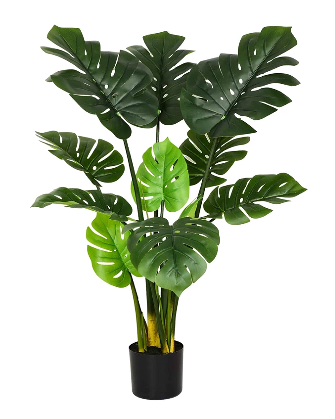 Potted Faux Turtle Monstera Simulation Tree Plant 120Cm