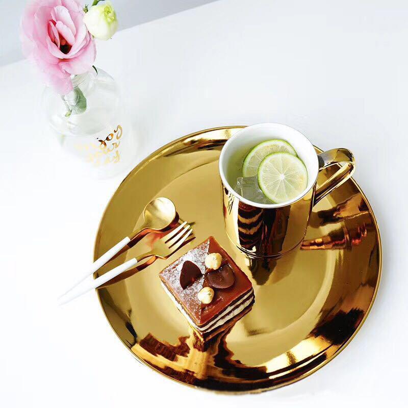 Gold Dessert Plate