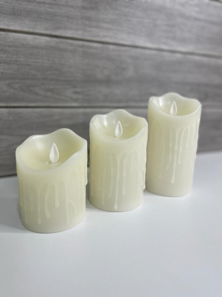 Flameless LED Candle in 3s